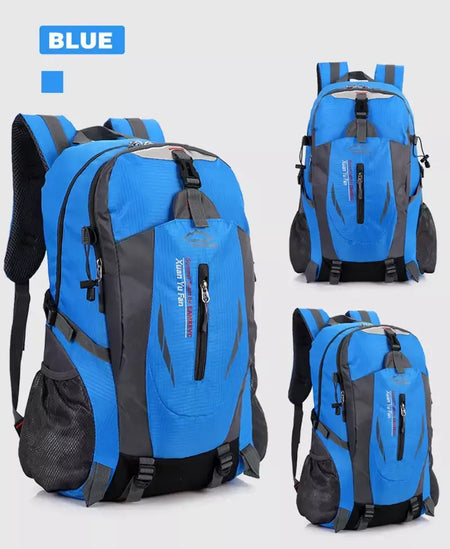 Nova mochila de viagem unissex, feminina e masculina, caminhadas ao ar livre, montanhismo, grande capacidade, leve, ciclismo, acampamento