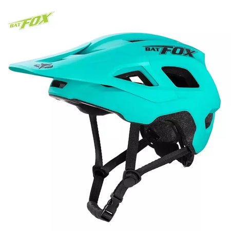 Batfox capacete de bicicleta mtb ajustável, leve, respirável, forro confortável, esportes ao ar livre, chapéu seguro para homens e mulheres, capacete de ciclismo