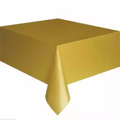 Toalha De Mesa Monocromática De Plástico Descartável, Cobertura De Mesa, Pano Retangular, Tampas De Decoração, Retângulo, Festa De Aniversário, Casamento, Natal
