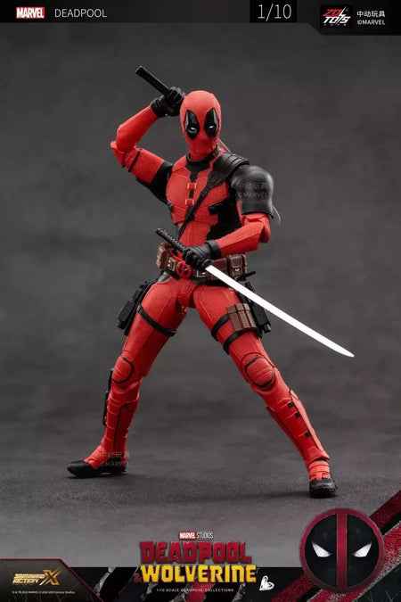 ZD Toys Deadpool & Wolverine Figuras de ação Deadpool Caixa Wolverine Coleção Figuras de ação para adultos Brinquedo infantil