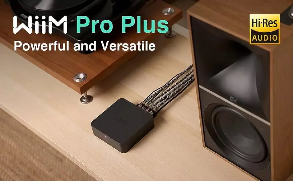 WiiM Pro Plus Streamer de música sem fio de alto desempenho - Bluetooth 5.2, Wi - Fi 6, Áudio sem perdas para sistemas Hi - Fi.