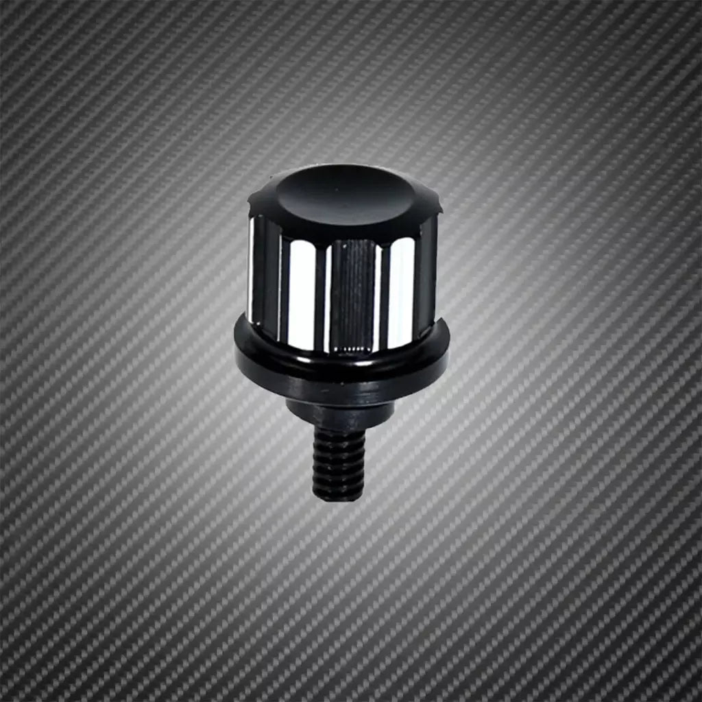 Universal motocicleta traseiro fender assento parafuso porca guia kit de montagem botão capa para harley dyna sportster xl touring flhr softail