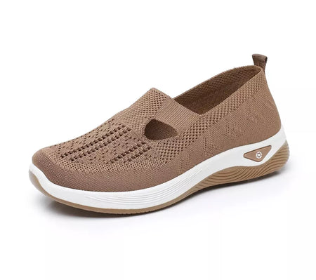2025 tênis feminino respirável deslizamento em sapatos de caminhada malha baixa superior das mulheres sapatos vulcanizados sola macia sapatos femininos leves