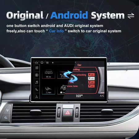 8 núcleos android 13 sistema multimídia estéreo do carro para audi a6 c7 a7 2012-2018 wifi 4g 8 + 128gb ram carplay ips tela de toque gps navi