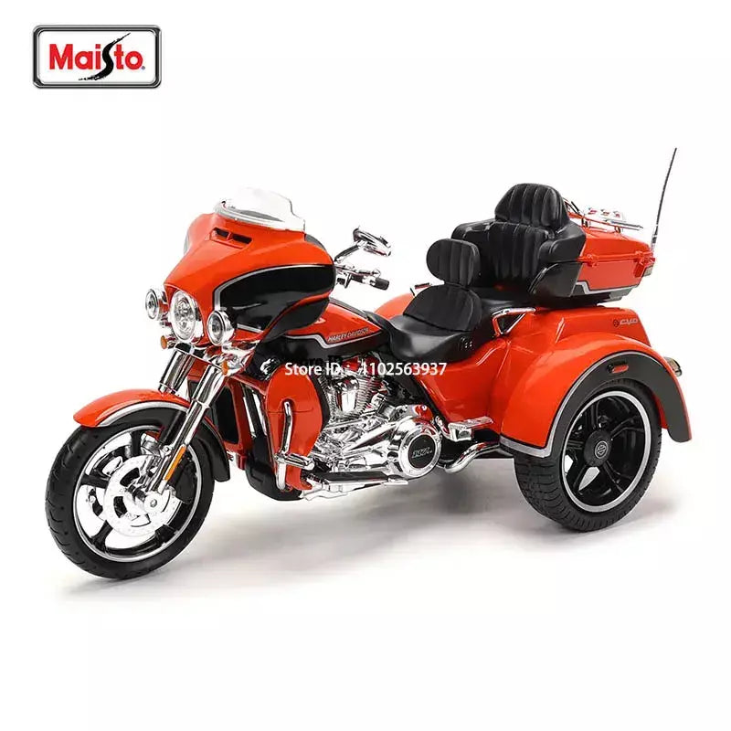 Maisto 1:12 motocicleta harley 2021 CVO TRI GLIDE ULTRA LIMITED Veículos fundidos Colecionáveis Hobbies Modelo de motocicleta Brinquedos