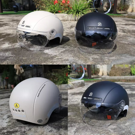 PEMILA-Capacete de Ciclismo com Lente Goggles para Homens e Mulheres, Capacete de Bicicleta, MTB Road Bike, Adesivo Refletivo, E-Bike, Motocicleta