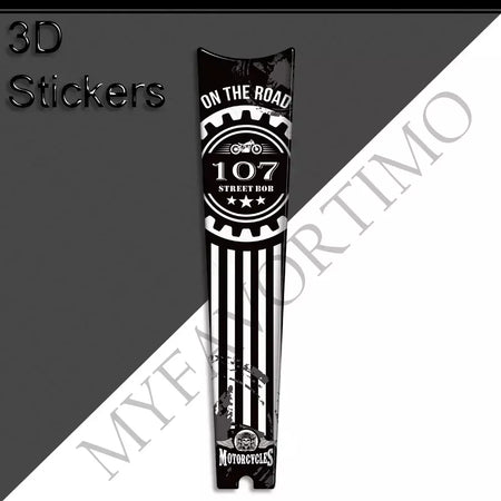 Motocicleta para harley davidson street bob fxbb 107 m8 tanque almofada apertos kit joelho carenagem fender adesivos decalque