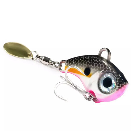Spinner isca vib colher de metal gabarito pesca vibração 10g 20g 30g artificial duro isca lantejoulas pesca oscilação rotativa isca giratória