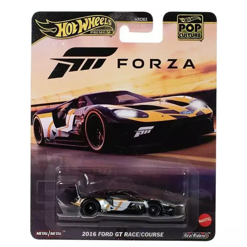 Original rodas quentes 2025 cultura pop Hxd63-L série lamborghini de volta para o futuro modelo de carro crianças brinquedos modelo carro coleção presente