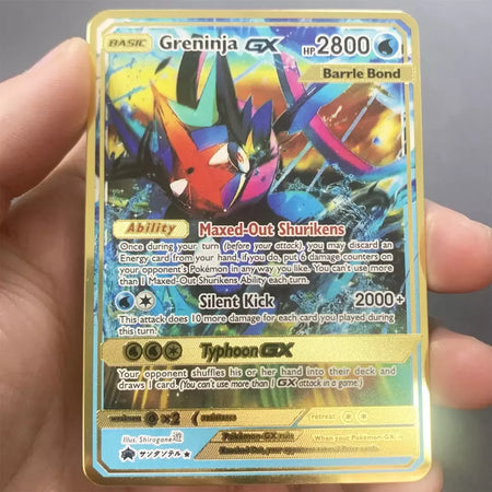 999999 Pontos hp pokemon cartão de metal charizard ouro metal super cartões inglês cartão mewtwo vmax mega anime jogo coleção presentes
