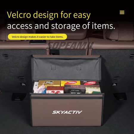 Caixa organizadora de porta-malas de carro, caixa traseira, armazenamento de arrumação, para mazda 3 6 skyactiv atenza cx30 cx60 cx70 cx3 cx5 cx9 mx5 bt50 bl