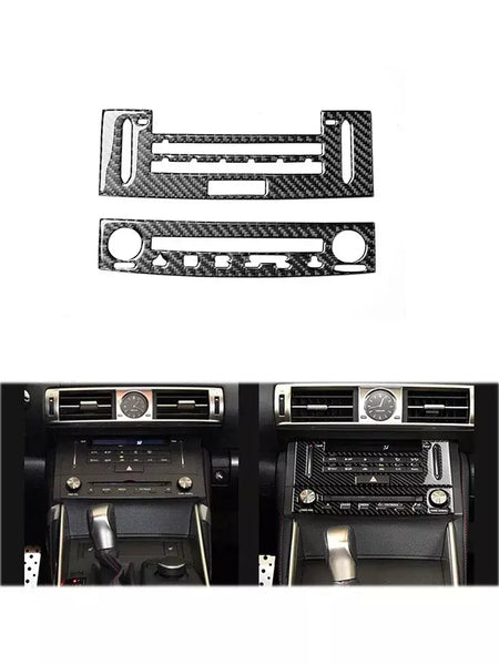 Material De Fibra De Carbono Adesivos, Auto Molduras Interiores, Tira Decorativa, Acessórios Do Carro, Lexus IS250 IS250C IS300 2014-2018