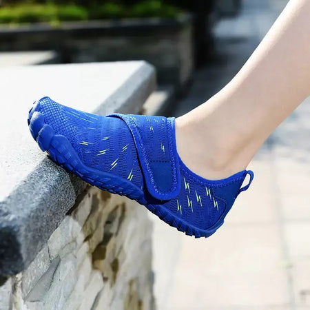 Crianças tênis de secagem rápida meninos meninas luz respirável praia aqua sapatos do miúdo elástico antiderrapante sapatos esportivos aquáticos