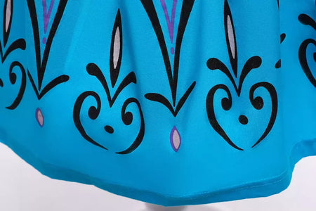 Elsa anna vestidos de princesa meninas malha lantejoulas vestido crianças cosplay neve rainha trajes halloween carnaval festa aniversário vestidos