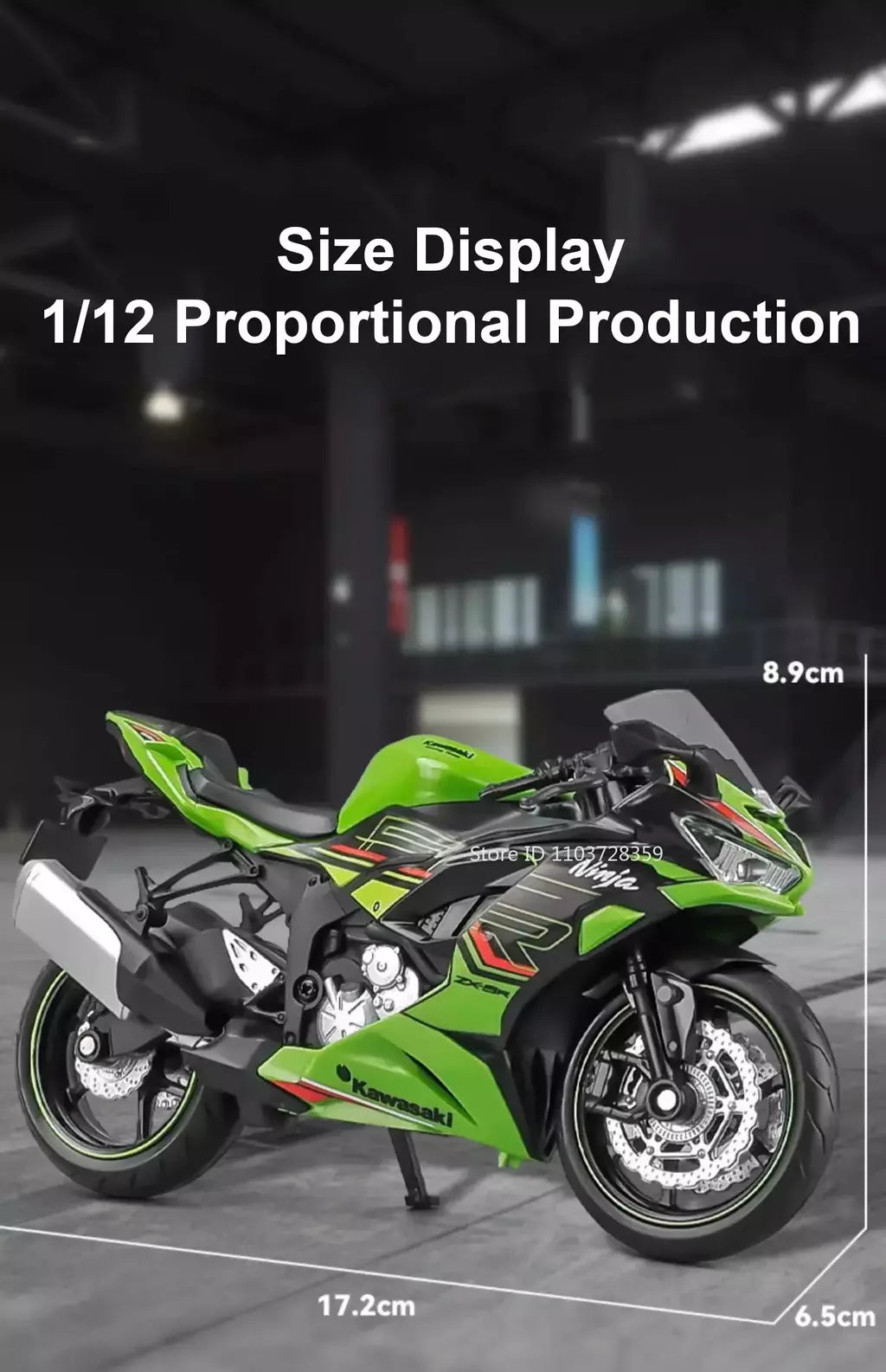 1:12 sportster modelo de brinquedo motocicletas liga diecast nijia ZX-6R motos som luz absorção choque pneus borracha crianças presente