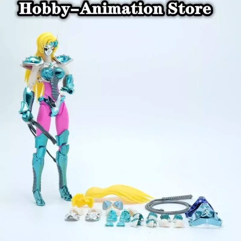 [Em estoque] GoodTony Saint Seiya Mito Pano EX Camaleão Junho June Figura de ação Cavaleiros do Zodíaco Prata