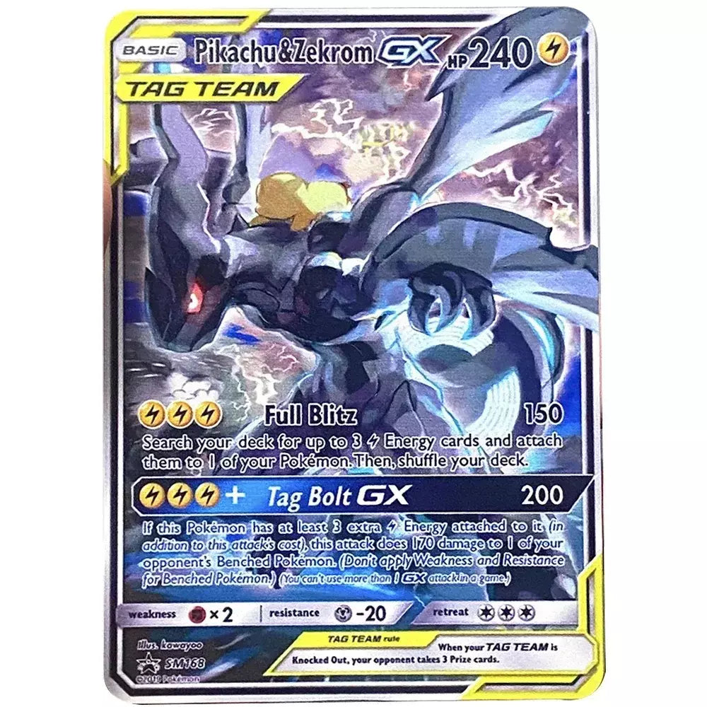 Pokemon English Metal Card Anime Pikachu Charizard Mewtwo Arceus Frog Flower Vmax GX Letters Game Collection Card Kids Toy Gifts