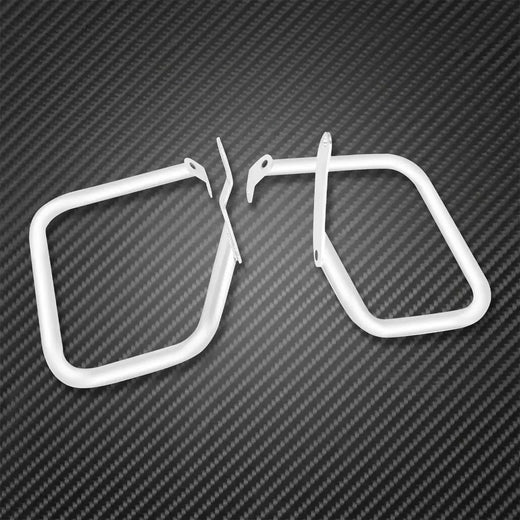 Protetor cromado para alforje traseiro de motocicleta, barra de colisão para harley softail Heritage Classic Springer FLST FXSTB padrão FXSTS