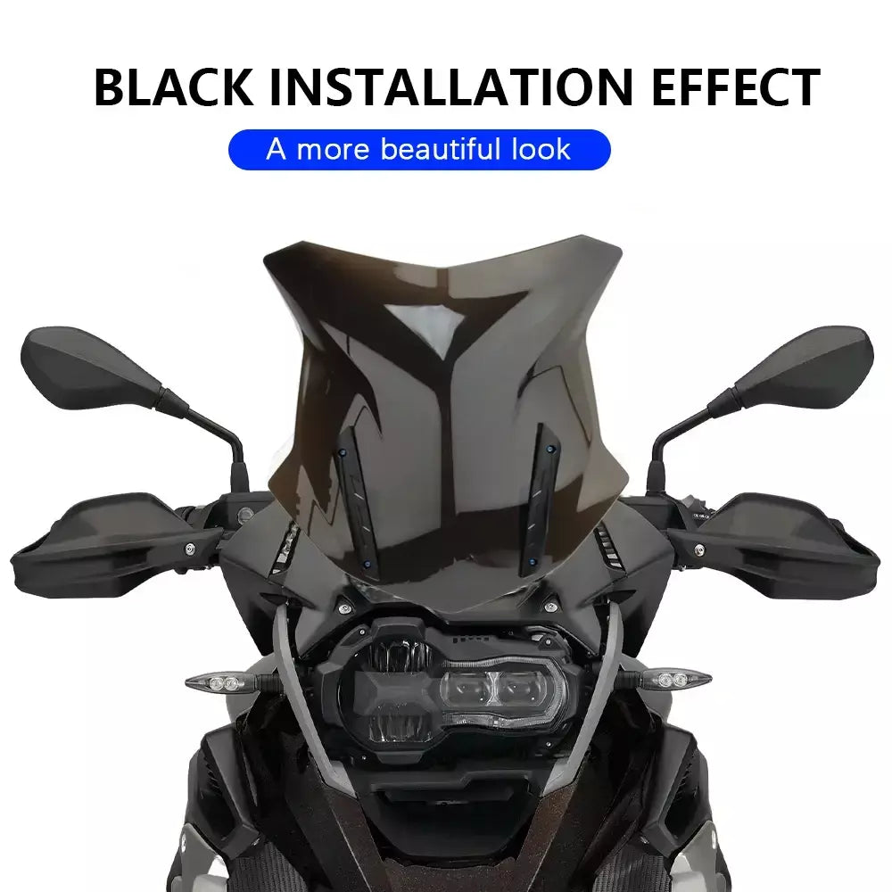 Kit de suporte de tira pára-brisas r 1200 1250 gs aventura 2013-2025 motocicleta pára-brisa guarnição de alumínio para bmw r1200gs r1250gs adv