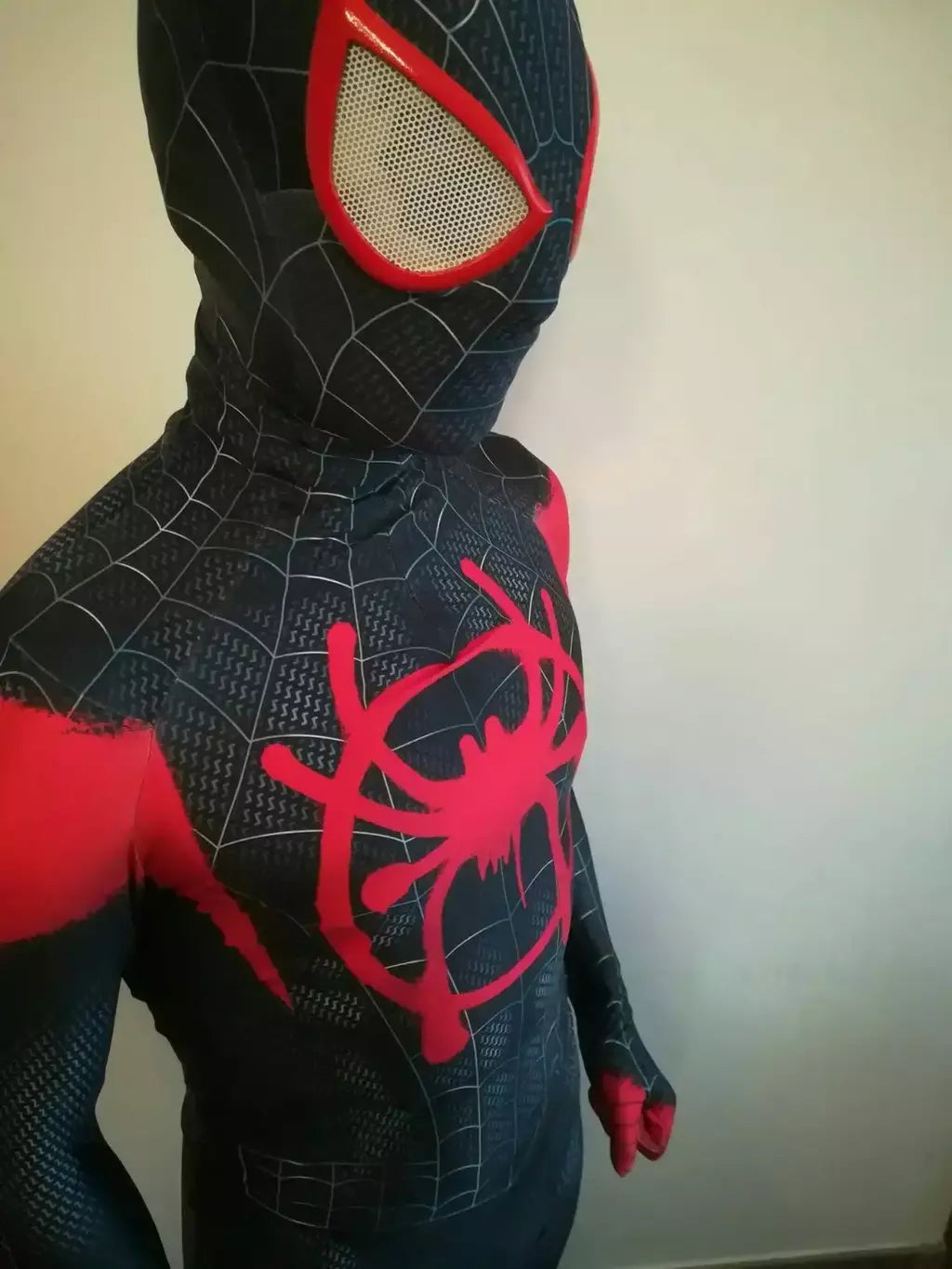Mais novo anime spiderman milhas morales cosplay traje 3d impressão no verso super-herói halloween zentai bodysuit para adulto