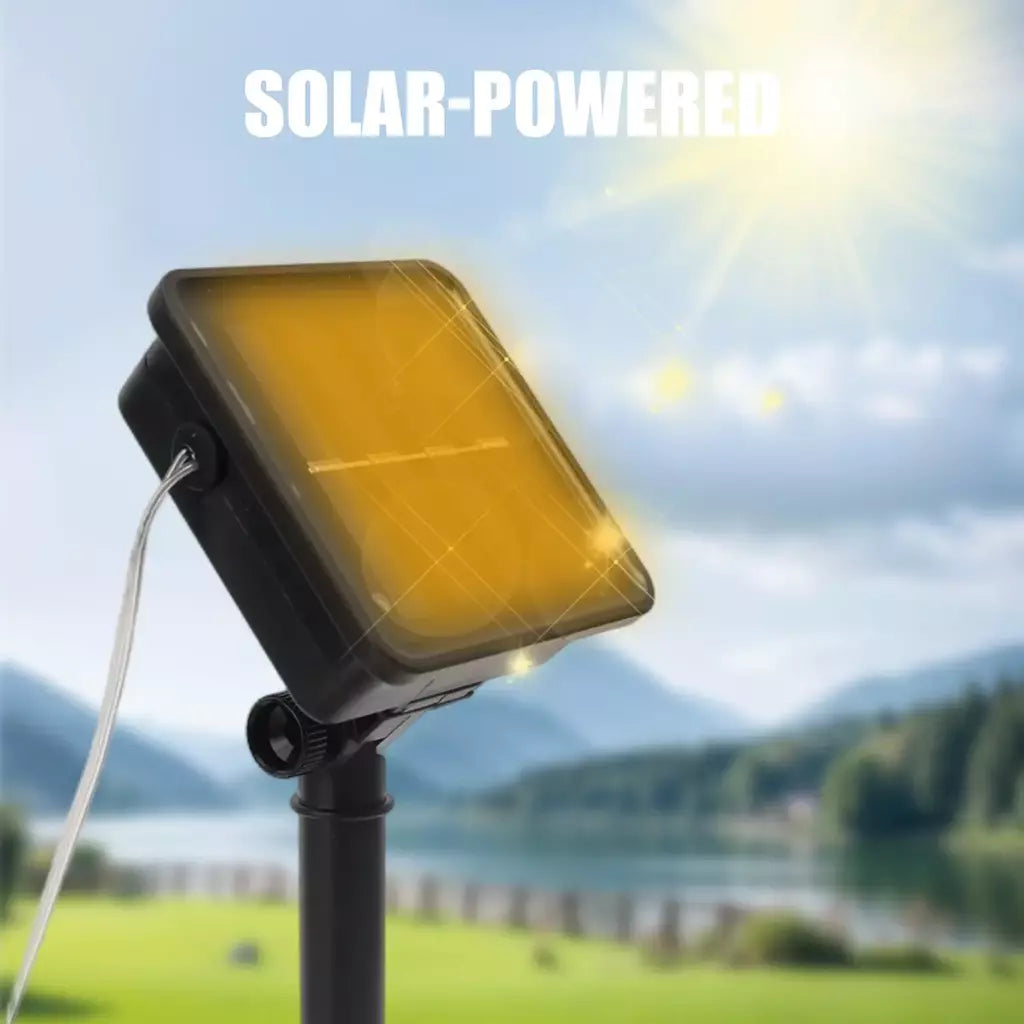 Led solar corda luz de tira corda 7m jardim iluminação rua guirlanda natal luzes fadas ao ar livre ip65 à prova dip65 água tubo lâmpada