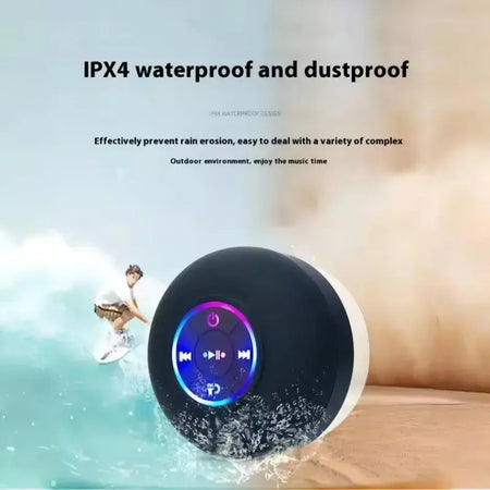 Alto-falante sem fio recarregável, bluetooth, com luz colorida, portátil, mini alto-falante para casa, acampamento ao ar livre