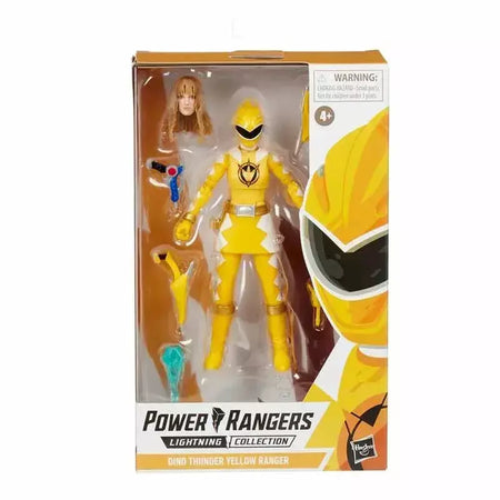 Hasbro power rangers relâmpago coleção dino trovão amarelo ranger/lost galaxy verde/força selvagem azul figura de ação modelo presentes