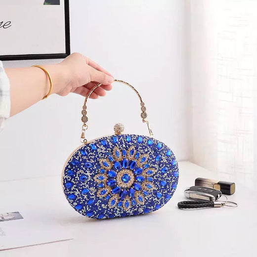 Bolsa crossbody redonda pequena para mulheres, bolsas verdes, embreagem de cristal, bolsa de diamante para casamentos, designers de luxo, carteiras, 2023