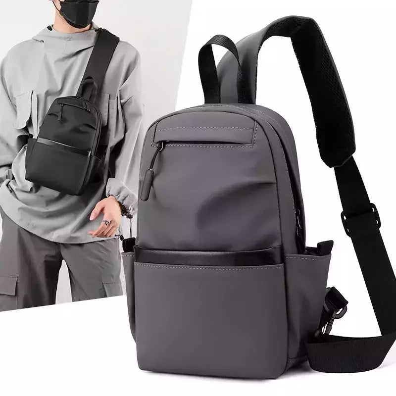 Bolsa de peito masculina, crossbody, mochila pequena, casual, marca, na moda, crossbody, para celular, novo, moda, Ins, 2024