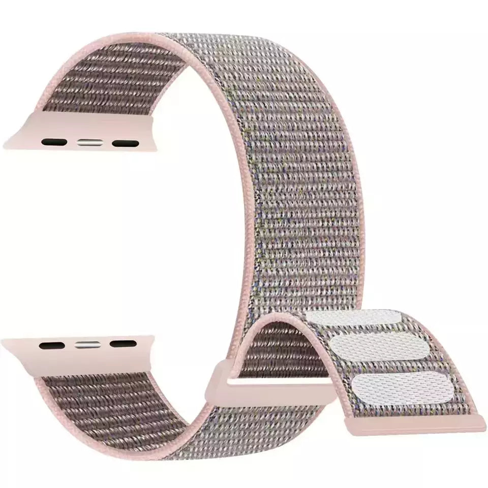 Pulseira de Nylon Respirável para Apple Watch, Alça de Substituição, Ultra 2 1, 49mm, Série 9, 8, 7, 6, 5, 4, 3, SE, 44mm, 45mm, 41 milímetros, 44 milímetros