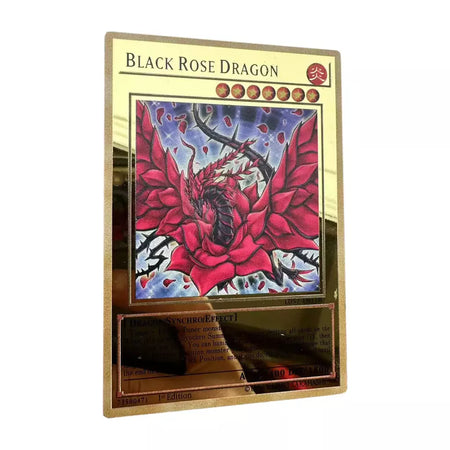 Yugioh cartões de metal dourado yu-gi-oh liga coleção cartão olhos azuis escuro magial obelisco slifer ra crianças presente de aniversário de natal