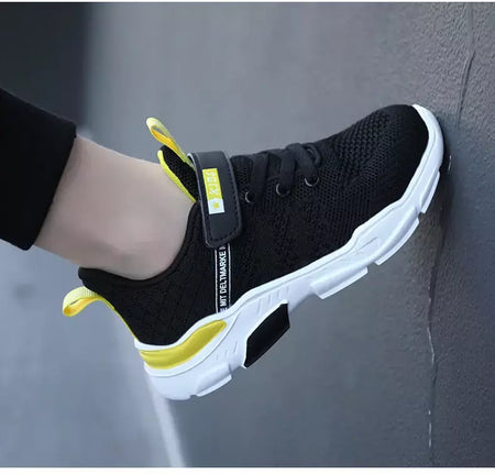 Crianças sapatos antiderrapantes respirável malha sapatos da criança conforto tênis de corrida marca meninas meninos sapatos casuais crianças moda tênis