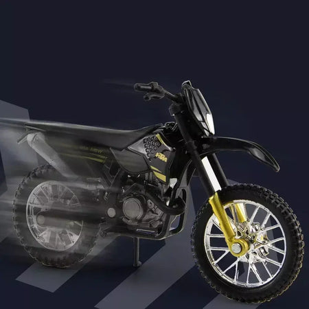 450 SX-F liga modelo de motocicleta 1:18 diecasts portátil corrida dedo motobike simulação coleção brinquedos para crianças