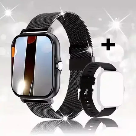 Xiaomi mijia 2025 novo relógio inteligente bluetooth chamada música freqüência cardíaca monitor de pressão arterial smartwatch para mulheres presentes do feriado