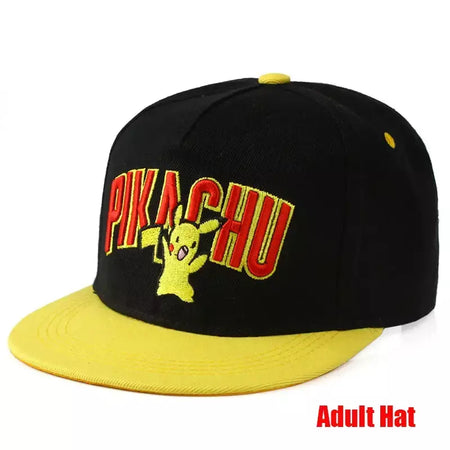 Anime figura pokemon boné de beisebol pikachu chapéu ajustável pokemon cosplay hip hop dos desenhos animados chapéus adultos menino menina crianças presentes aniversário