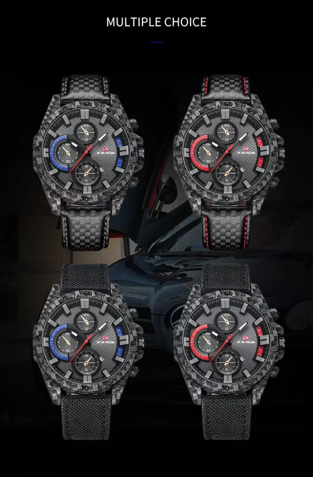 2023 nova marca famosa de luxo negócios esportes moda criativa couro quartzo calendário 3atm à prova dwaterproof água série piloto relógios masculinos