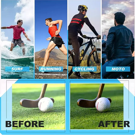 2023 Alta Definição óculos polarizados para homens Mulheres Outdoor Sport Fishing Sun Óculos UV400 Proteção Driving Óculos