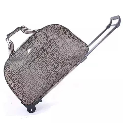 Sacos impermeáveis de viagem com rodas para homens e mulheres, bolsa trolley, bagagem de viagem curta, bolsa de negócios, mala trolly, moda