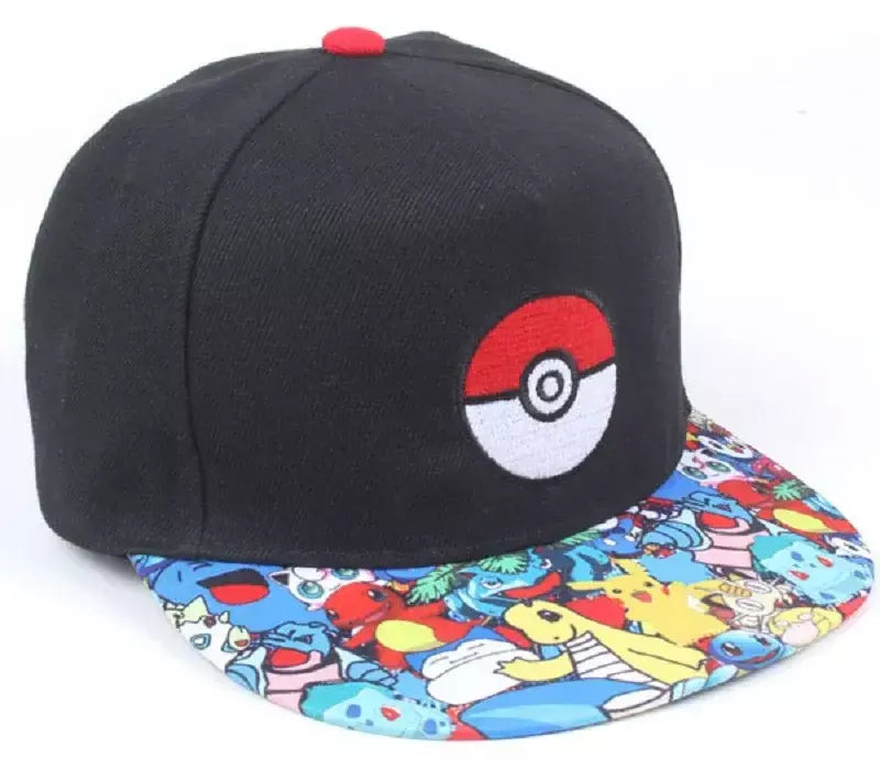 Anime figura pokemon boné de beisebol pikachu chapéu ajustável pokemon cosplay hip hop dos desenhos animados chapéus adultos menino menina crianças presentes aniversário
