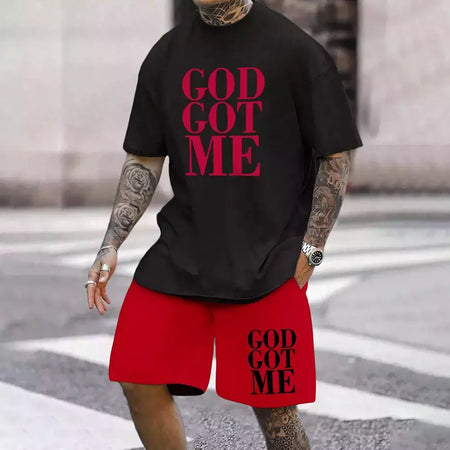 Conjunto de camiseta e shorts casuais masculinos, tops de praia estampados em 3D, moda streetwear, roupas esportivas, estilo havaiano, novo, 2 peças