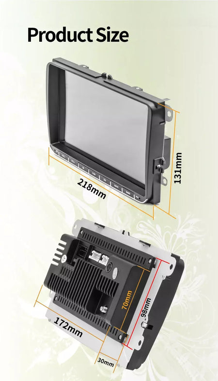 2din rádio do carro android para volkswagen golf 5 6 polo passat b6 b7 cc skoda jetta universal multimídia carplay wifi navegação gps