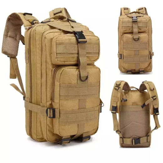 Classic Tactical Camouflage Nylon Backpack, Travel Sports Bag, Escalada ao ar livre, caça, pesca, caminhadas, 3P Pack