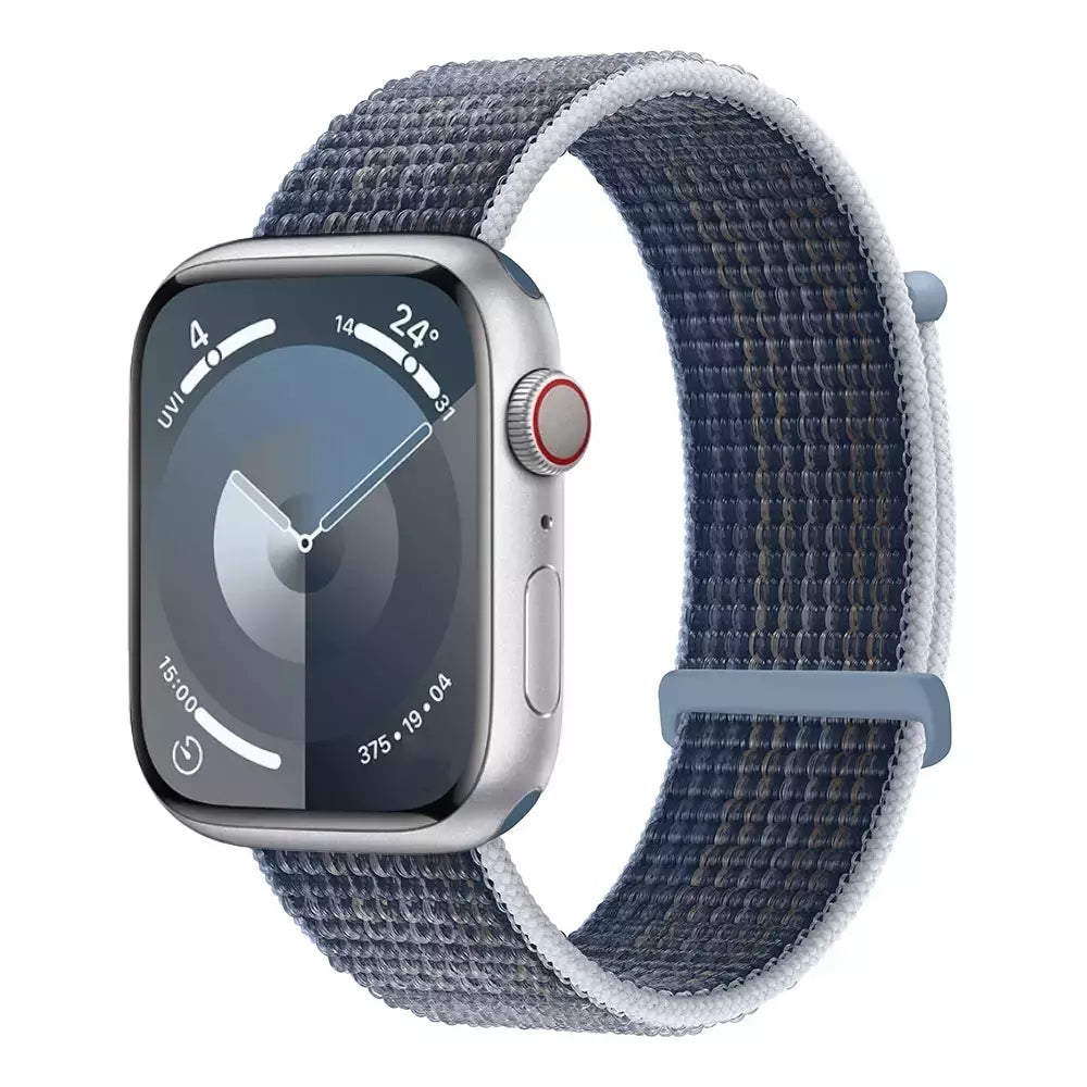 Pulseira de Nylon Respirável para Apple Watch, Alça de Substituição, Ultra 2 1, 49mm, Série 9, 8, 7, 6, 5, 4, 3, SE, 44mm, 45mm, 41 milímetros, 44 milímetros