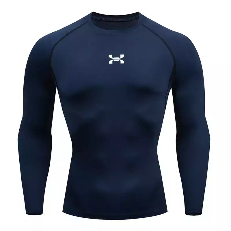 Camisa respirável Rashguard de compressão masculina, ajuste seco, camiseta esportiva MMA Fitness Gym, camisa de corrida, alta qualidade