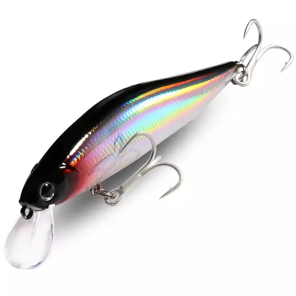 Afundando minow 5g 7g 10g 14g isca de pesca sistema equilíbrio gravidade impulso elenco isca profunda manivela wobbler gancho pesca engrenagem jerkbait