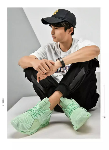 Venda quente moda roxo tênis casuais das mulheres dos homens lâmina tênis de corrida tamanho grande 48 luz respirável sapatos esportivos masculino malha tênis