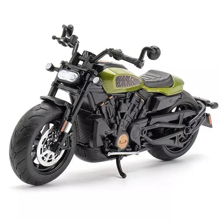 1:12 Harley Davidson Sportster S Modelo de motocicleta de corrida Diecast Alloy Street Sports Modelo de motocicleta Brinquedos para crianças Presentes