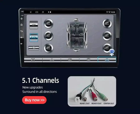 Android 13 2 din rádio do carro carpla auto 7 9 10 13.1 Polegada universal wifi gps áudio reprodutor multimídia para nissan toyota kia honda
