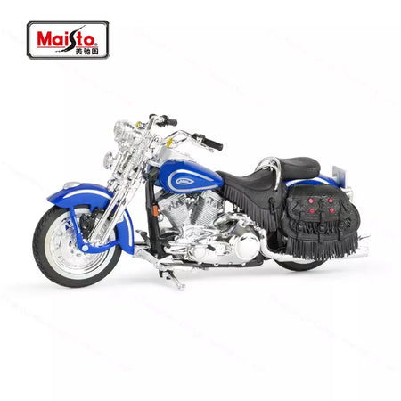 Maisto 1:18 Harley-Davidson 1999 FLSTS Heritage Softall Springer Vermelho Die Cast Veículos Colecionáveis Hobbies Modelo de Motocicleta Brinquedos