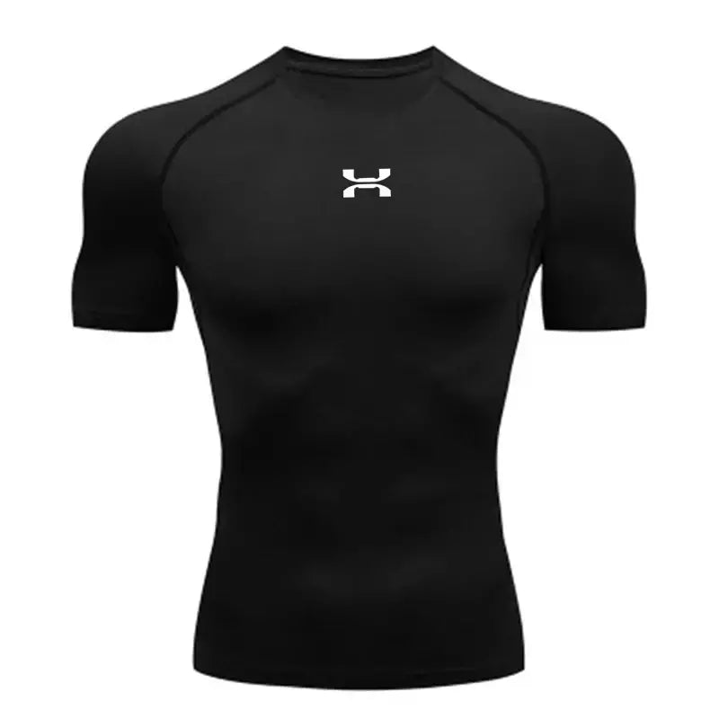 Camisa respirável Rashguard de compressão masculina, ajuste seco, camiseta esportiva MMA Fitness Gym, camisa de corrida, alta qualidade